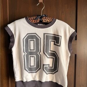 Letluv (purchased at Evereve) Varsity Muscle Top